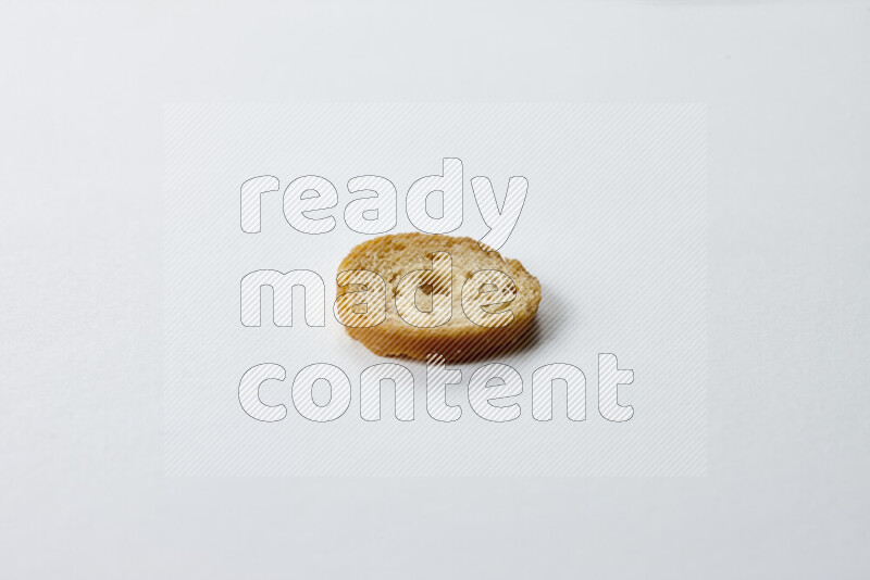 Assorted snacks on white background