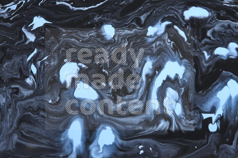 Abstract colorful background with mixed of blue and black paint colors