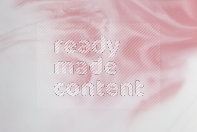 A close-up of abstract swirling patterns in red and white