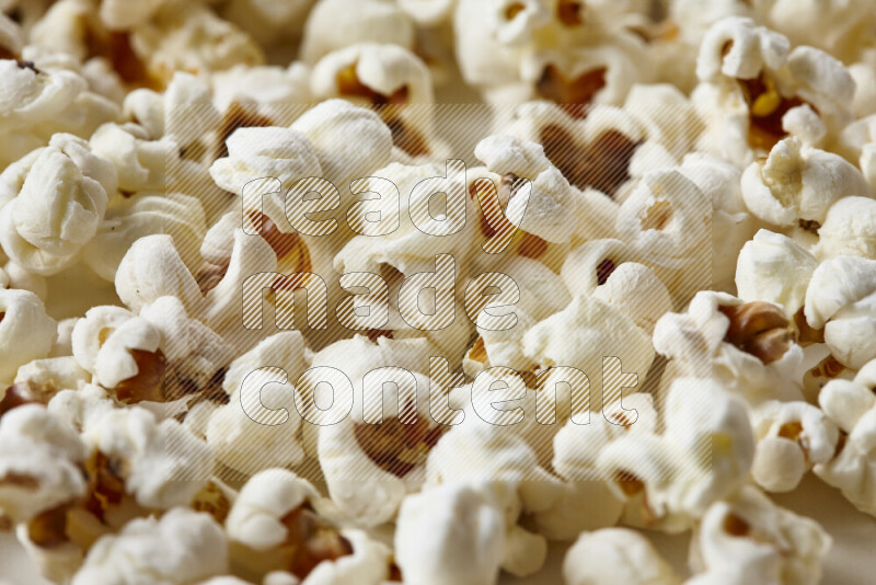 Popcorn snacks on white background