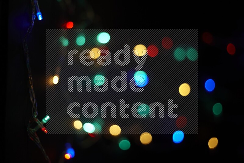 Bokeh light in multicolor