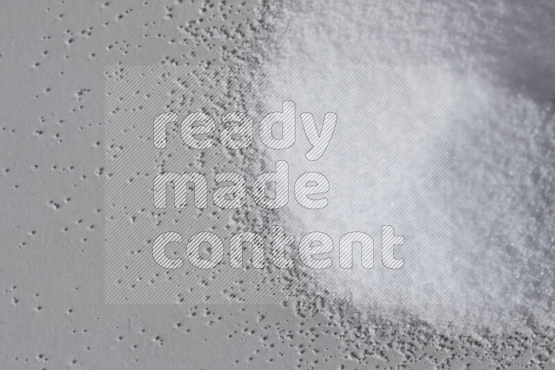 A bunch of fine table salt on white background