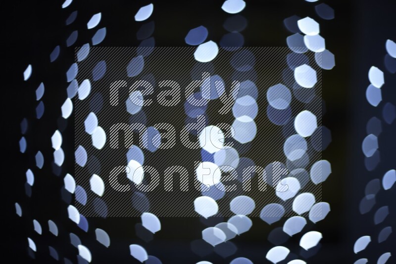 Bokeh light in geometric shape