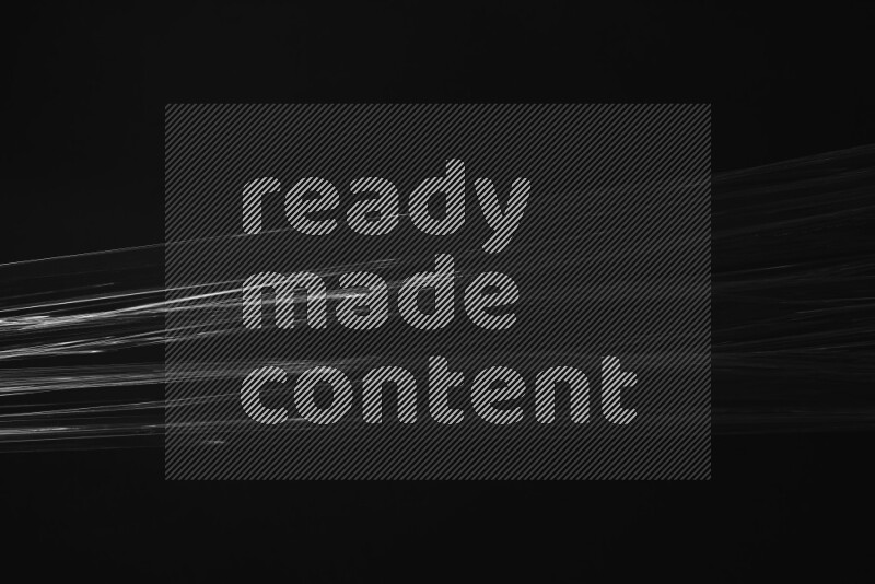 Plastic wrap texture on black background