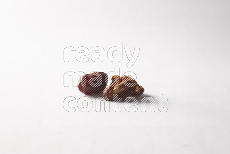 Dates on white background