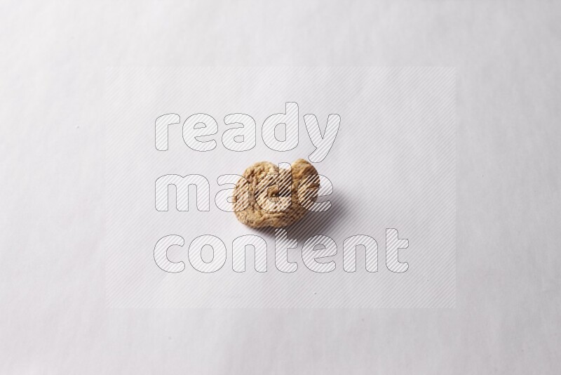 Dried figs on white background