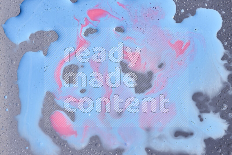Abstract colorful background with mixed of pink and blue paint colors