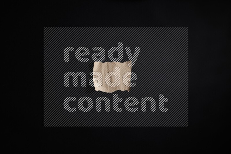 Craft paper on black background