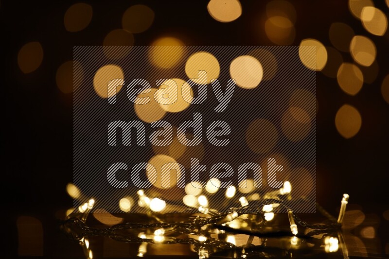 Bokeh light in yellow