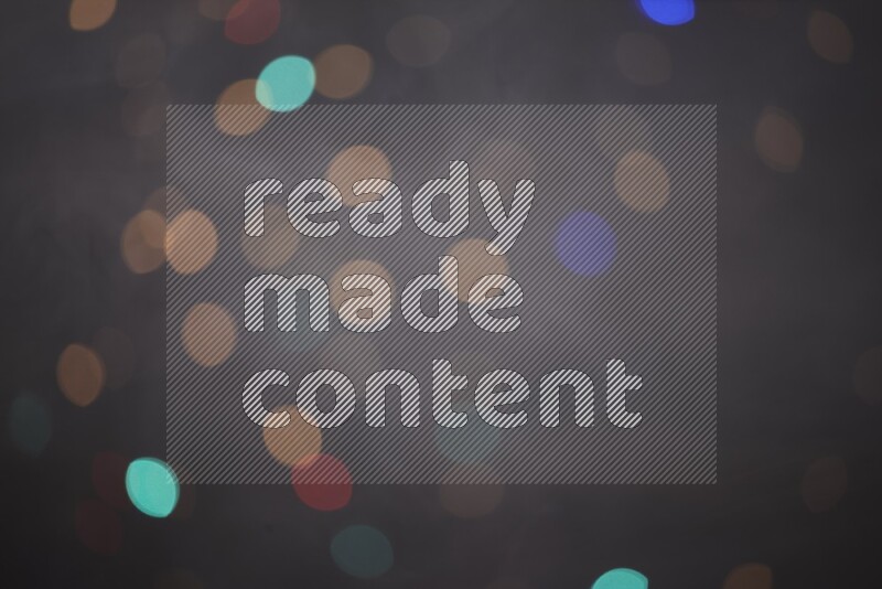 Abstract bokeh light with flare haze