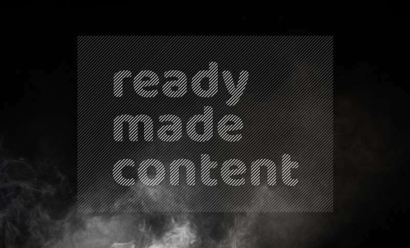 irregular white smoke on black background.