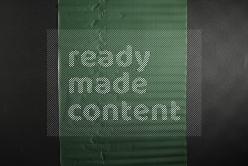 Colored plastic textures on black background