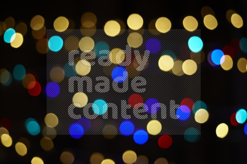 Bokeh light in multicolor