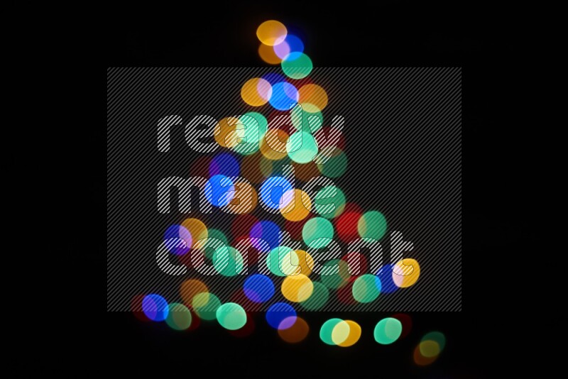 Bokeh light in multicolor