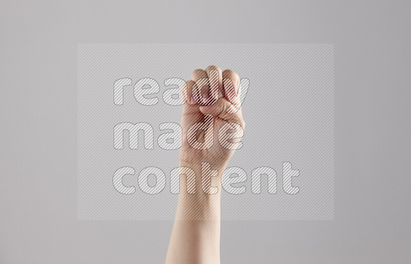 Woman hands gesturing sign language