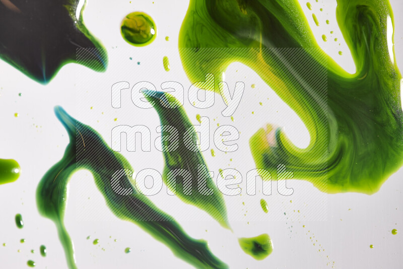 Abstract colorful background with mixed of green, red, blue and yellow paint colors