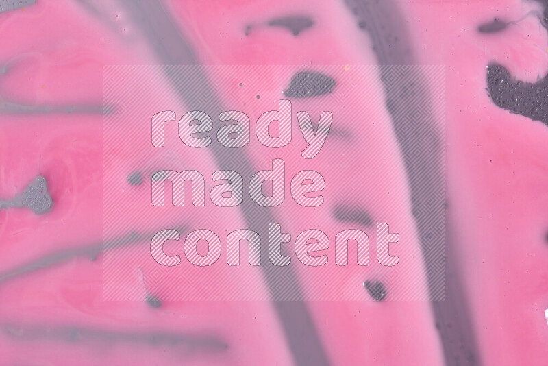 Close-ups of abstract pink paint texture in different shapes