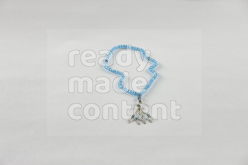 A prayer beads placed on white background