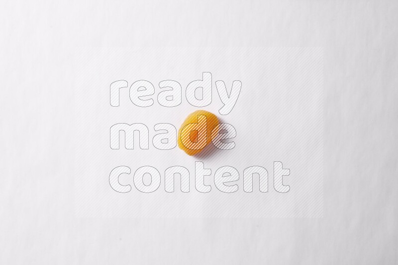 Dried apricots on white background