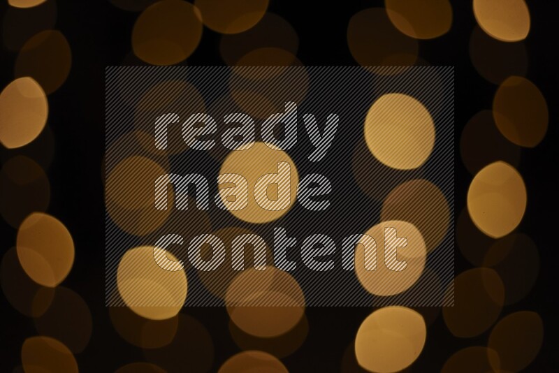 Bokeh light in yellow