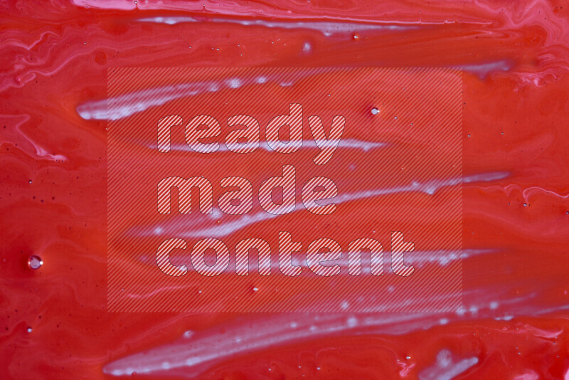 لقطات مقربة لأشكال مختلفة مرسومه باللون الأحمر