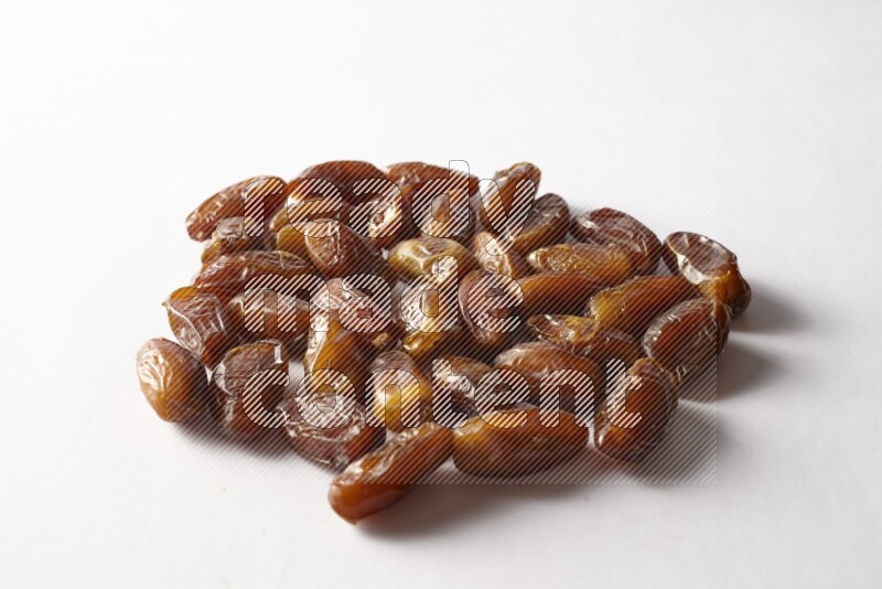 Dates on white background