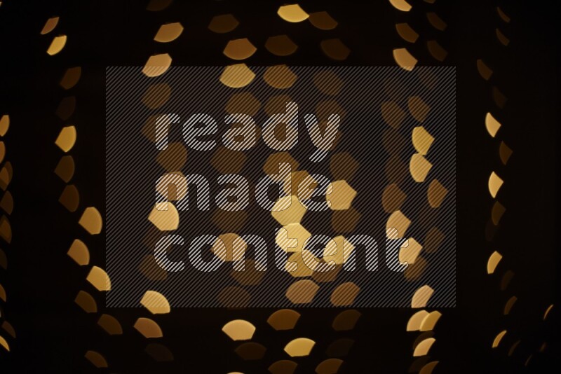 Bokeh light in geometric shape