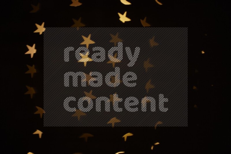 Bokeh light in star shape