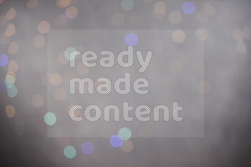 Abstract bokeh light with flare haze