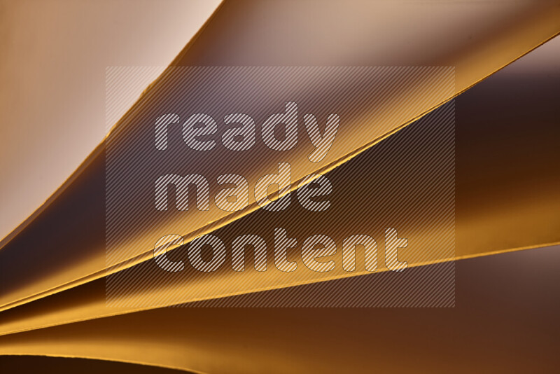 فن تجريدي يعرض منحنيات مع تدرجات الألوان الدافئة والباردة مكونه بضوء ملون