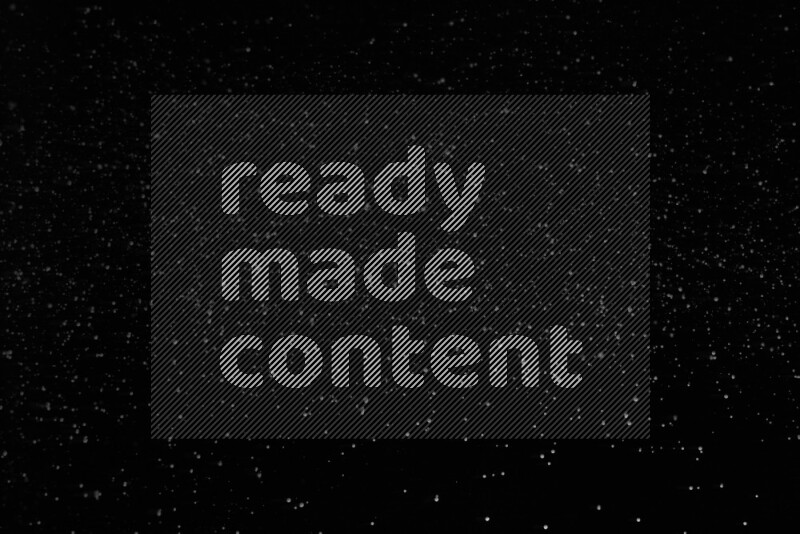 Snow spray on black background