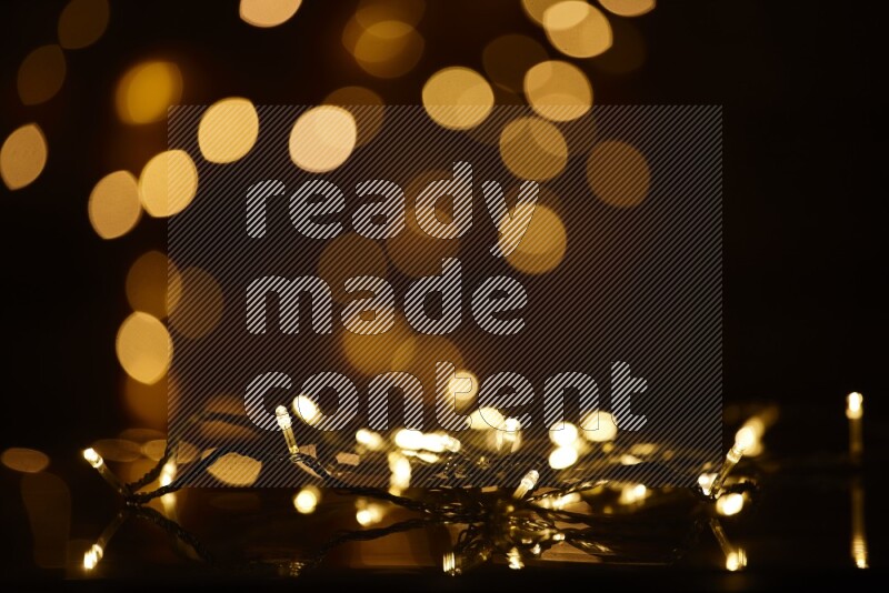 Bokeh light in yellow